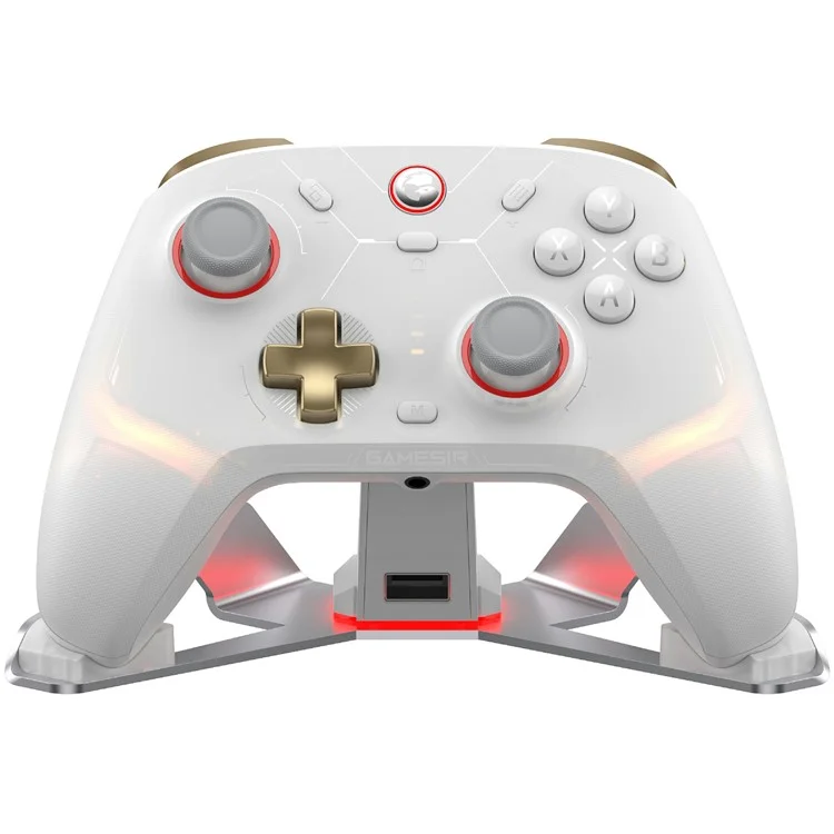 GAMESIR Cyclone 2 Controller di Gioco Bluetooth con Dock di Ricarica per PC / Switch / iOS / Android - Bianco