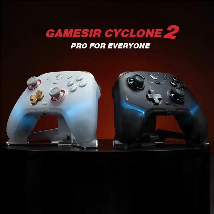 GAMESIR Cyclone 2 Controller di Gioco Bluetooth con Dock di Ricarica per PC / Switch / iOS / Android - Bianco