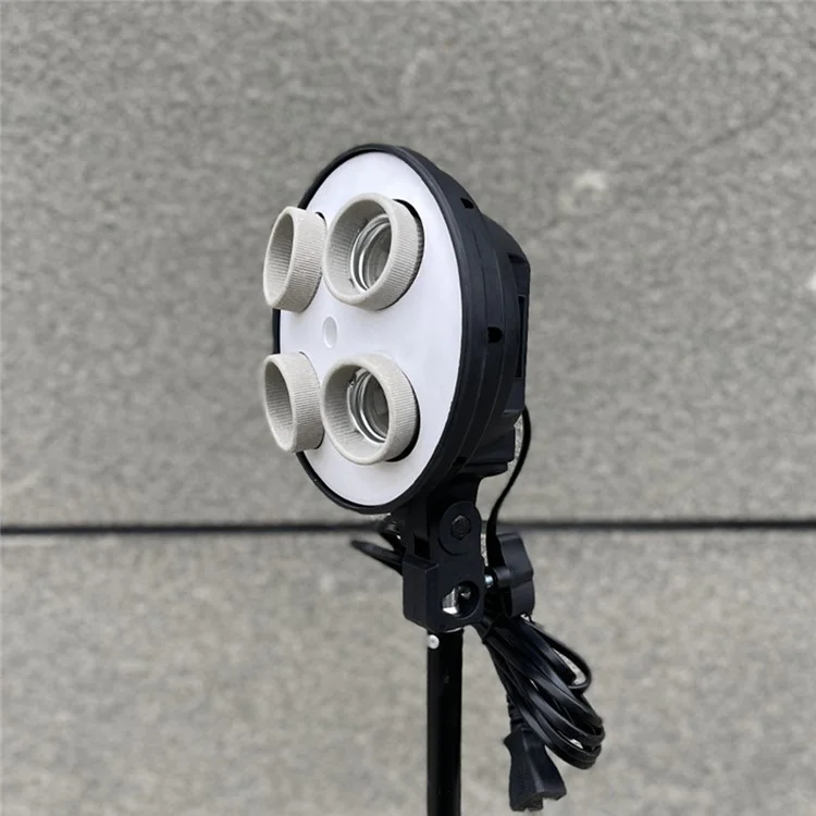 Kit di luci per studio fotografico a quattro teste con softbox per ritratti e prodotti - Spina UK