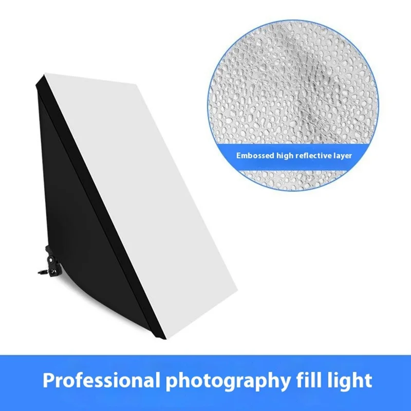5070CM Four-Head Softbox Photography Studio Light Box Kit for Portrait Product Shooting - CN Standard Plug