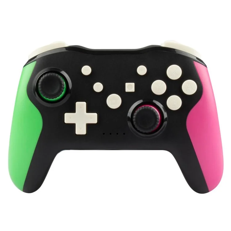 NS009 Game Controller Six-Axis Gyroscope Dual Vibration Android Bluetooth-Compatible Wireless Gamepad - Black+Green+Purple