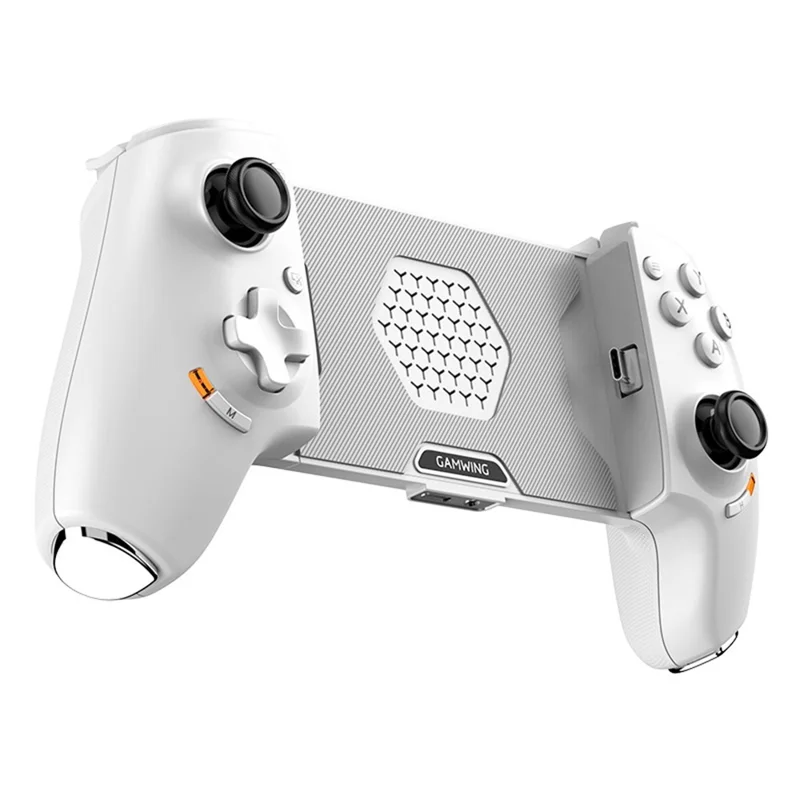 GAMWING Aobing Max Bluetooth-compatible  /  Type C Wired Dual Mode Expandable Grip Mobile Game Controller - White