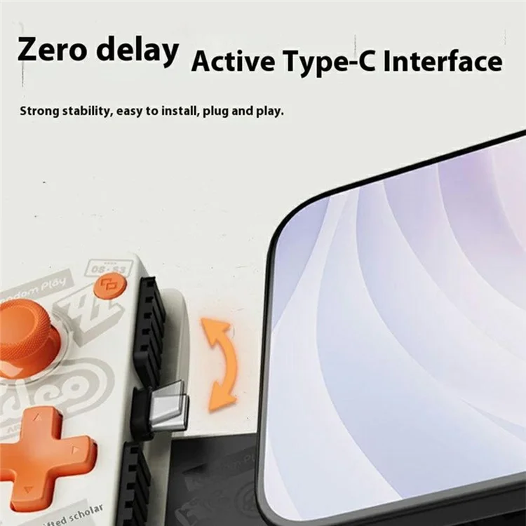 GAMESIR X5lite Cartoon Edition Game Controller For iPhone  /  iPad  /  Android Devices Extendable Grip - White