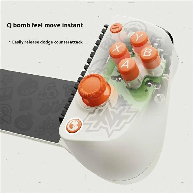 GAMESIR X5lite Cartoon Edition Game Controller For iPhone  /  iPad  /  Android Devices Extendable Grip - White
