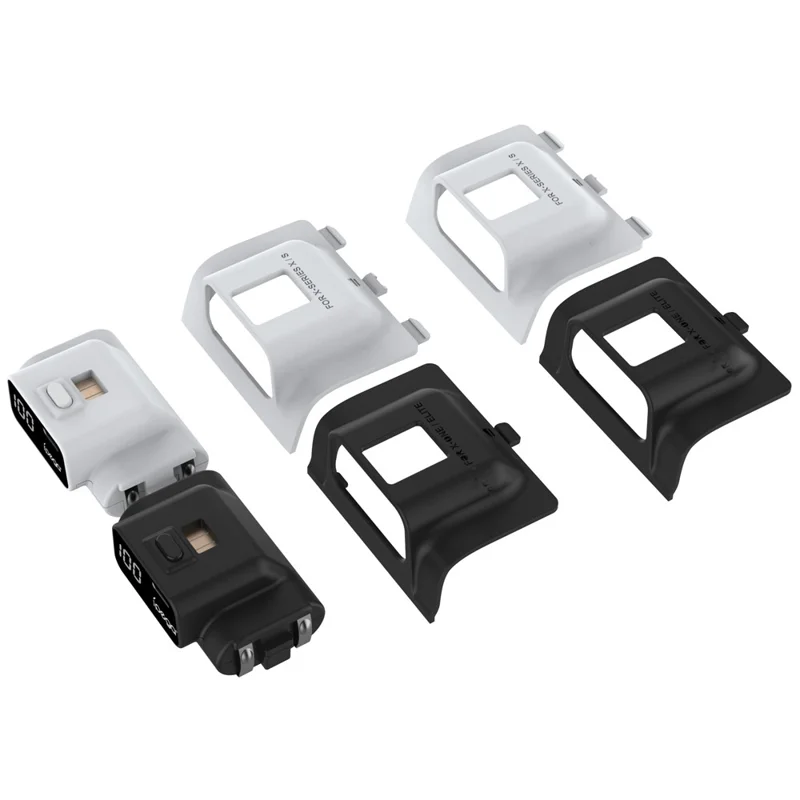 IPEGA PG-XBX030 Pacote de Bateria de 1350mAh para Controle de Xbox Series S / X / Xbox One S / X com Display Digital - Preto