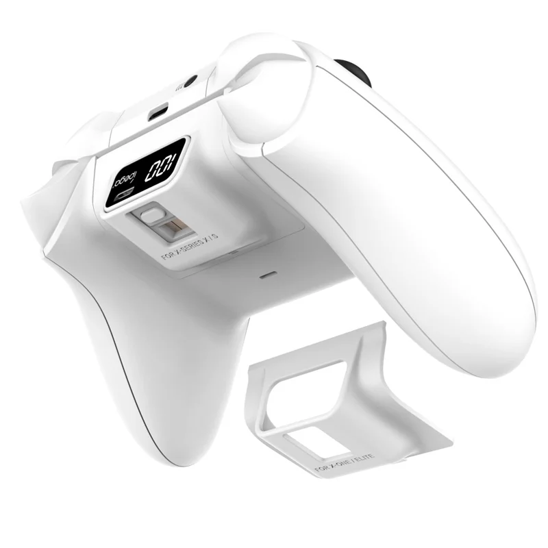 IPEGA PG-XBX030 1350mAh Battery Pack for Xbox Series S / X / Xbox One S / X Game Controller with Digital Display - White