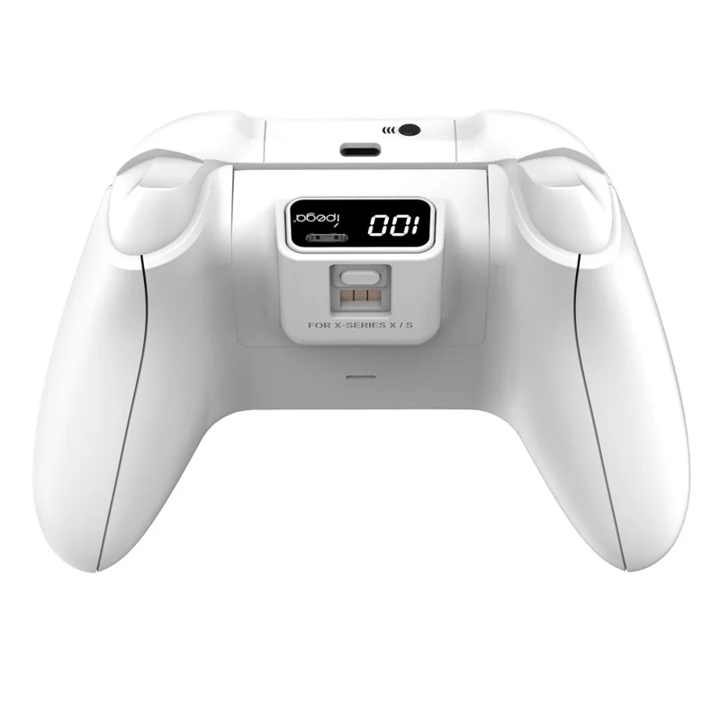 IPEGA PG-XBX030 1350mAh Battery Pack for Xbox Series S / X / Xbox One S / X Game Controller with Digital Display - White