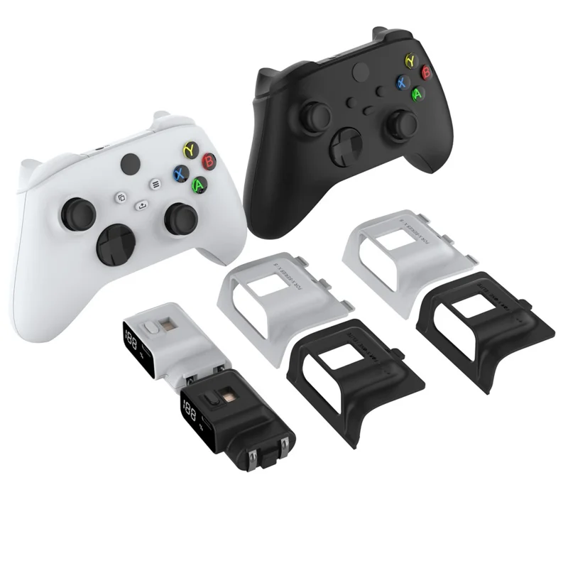 IPEGA PG-XBX030 1350mAh Battery Pack for Xbox Series S / X / Xbox One S / X Game Controller with Digital Display - White