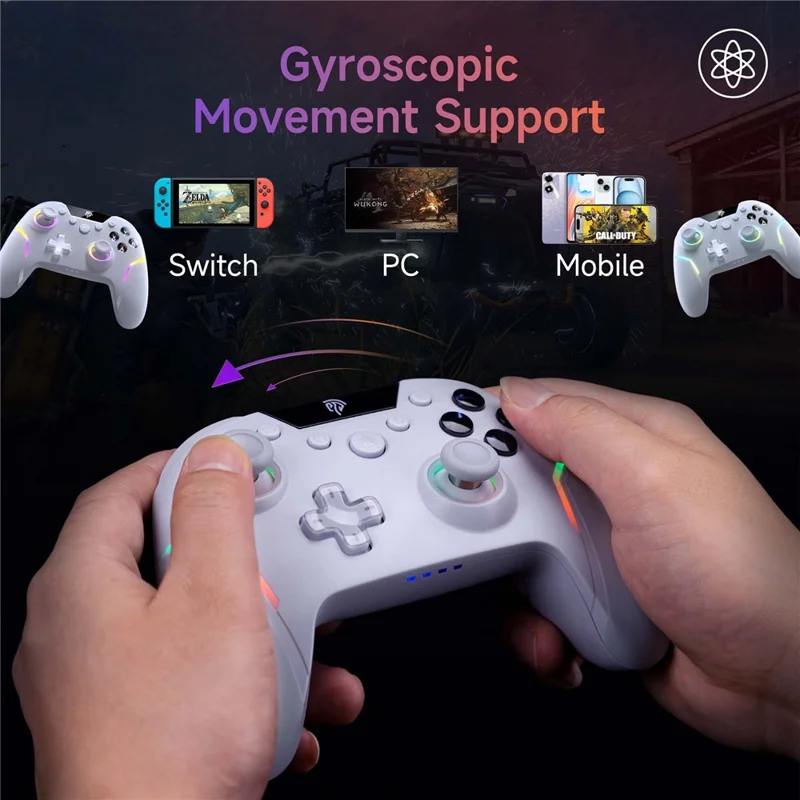 EASYSMX X20 Gaming Controller Bluetooth-Compatible / 2.4G / Wired Programmable Gamepad