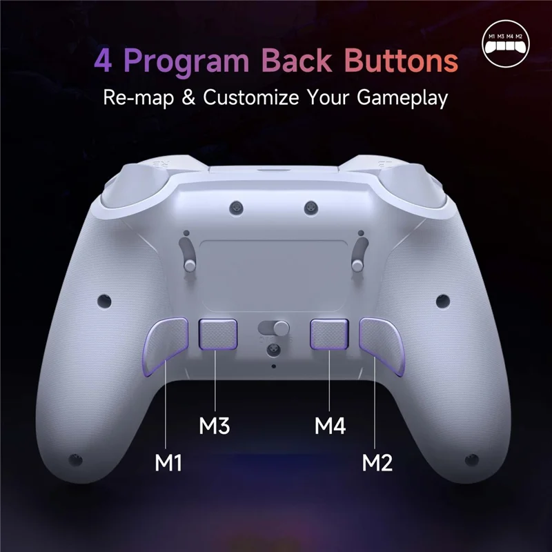 EASYSMX X20 Gaming Controller Bluetooth-Compatible / 2.4G / Wired Programmable Gamepad