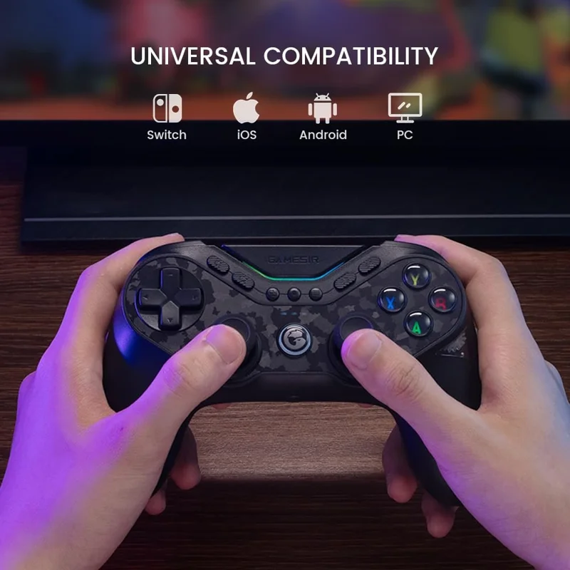 GAMESIR T3Pro  /  Tarantula Pro 3 2.4G / Bluetooth-compatible / Wired Gaming Controller for PC / Nintendo Switch / Android / iOS Gamepad with Base