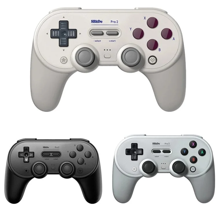 8bitdo Pro 2 Bluetooth Игр Контроллер Беспроводной Джойстик Геймпад Для Nintendo Switch PC Android IOS Телефон - Чернить