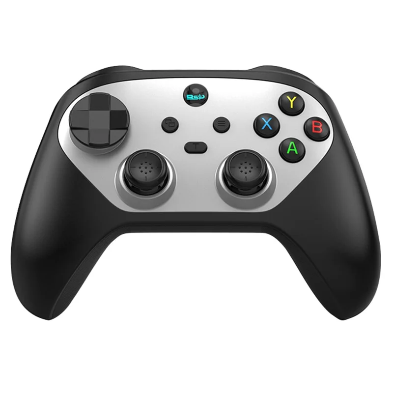 G6S Wireless Gamepad Hall Joystick Trigger Six Axis Body Sensation Bluetooth-compatible Controller for Switch / iOS / Android / PC - Black  /  White