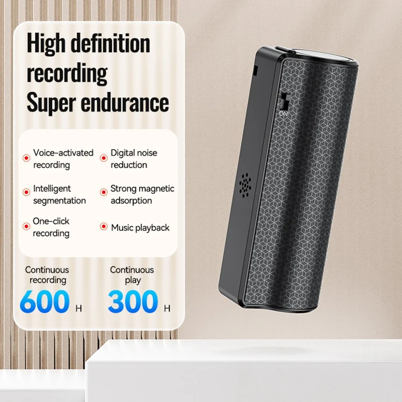 Q70V 128GB Voice Recorder Smart Transcription Voice Activated Recording Device