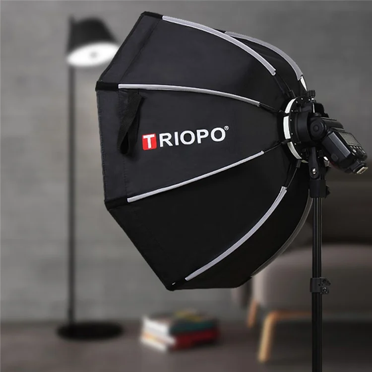 Triopo KX65 Горячий Обувь Складной Флеш -диффузор Softbox Spotlighting Photo Diffuser Мягкая Светлая Коробка