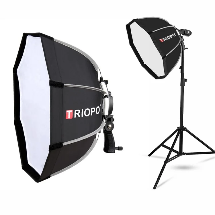 TRIOPO KS65 65cm Octagon Umbrella Softbox Portátil Universal Dobrável Flash Softbox