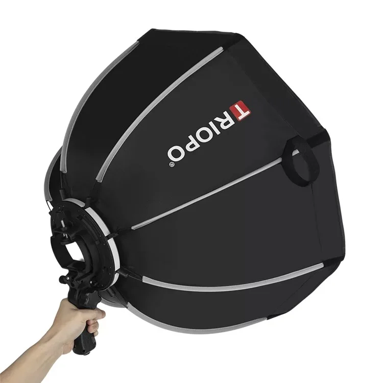 TRIOPO KS65 65cm Octagon Umbrella Softbox Tragbare Universal Faltende Flash-Taschenlampe Softbox