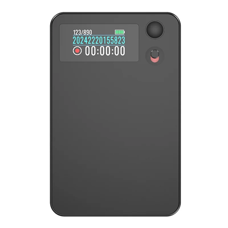 A3P 64GB AI Voice Recorder with Screen Smart Translation Voice Recorder APP Control