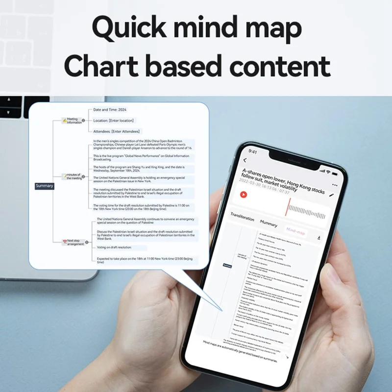 S18A 64GB AI Voice Recorder ChatGPT Smart Transcription App Controlled Recording Watch Translator