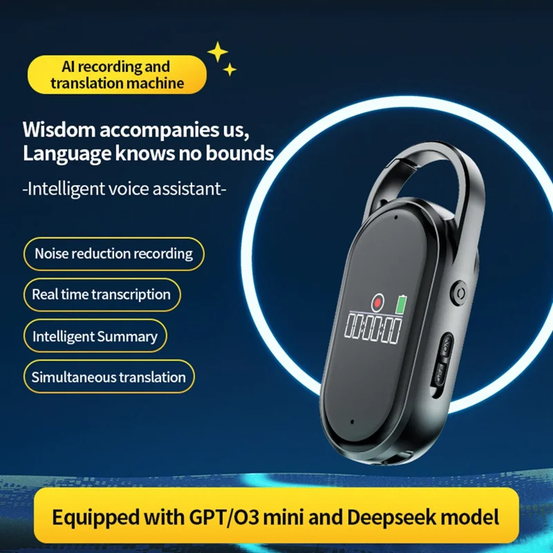 S29A 8GB AI Voice Recorder ChatGPT Intelligent Transcription Translation Recording Pen