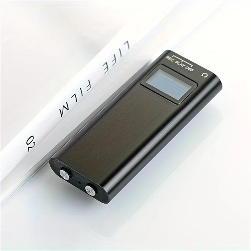 Q25 8GB Smart Voice Recorder with Screen Noise Reduction Portable Voice Activated Recording Device