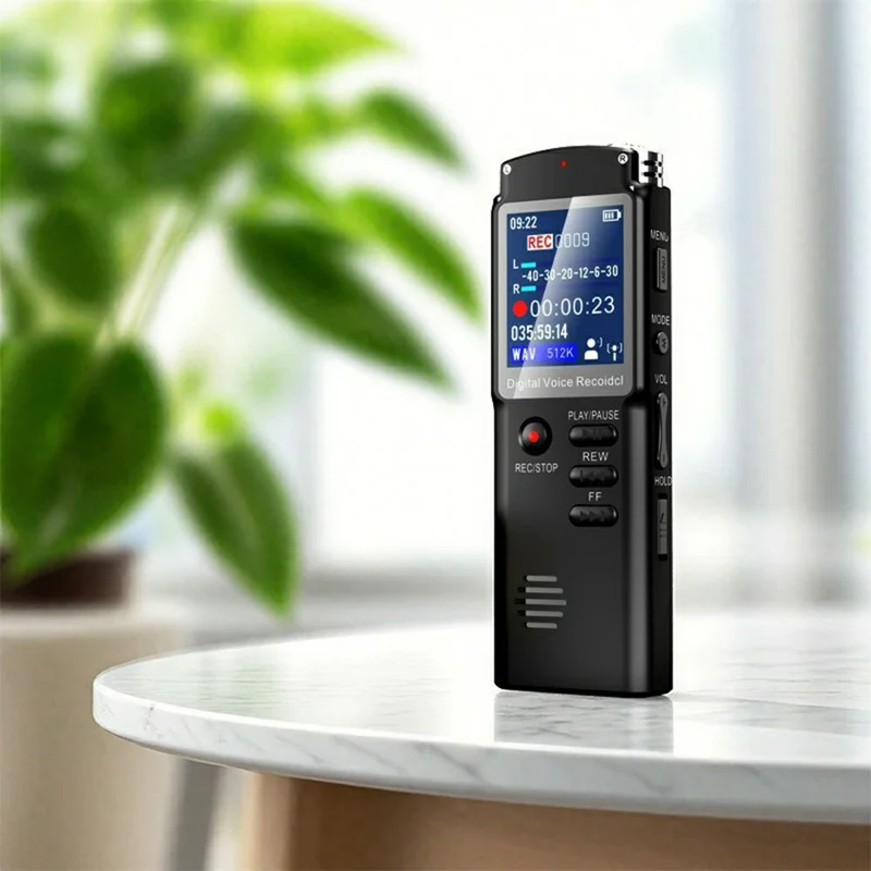 8823 8GB Digital Voice Recorder MP3 Player High Definition Audio Recording Device USB Flash Drive