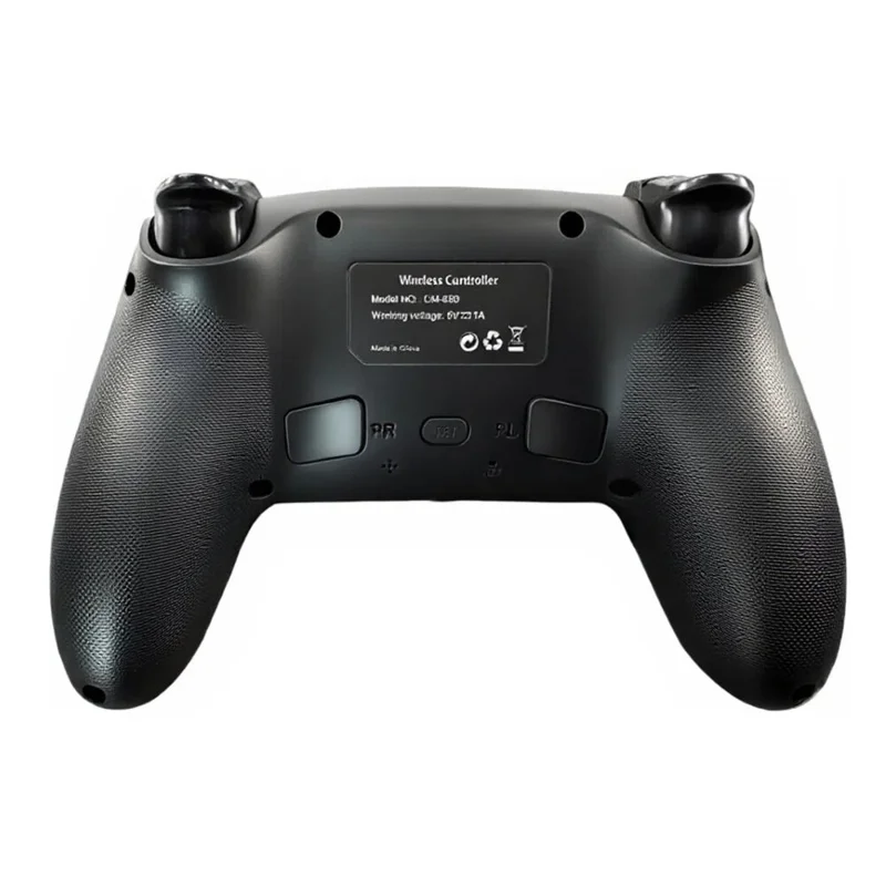 CM-620 Para PS4 / iOS / Switch Comando Sem Fios com Ecrã de 1,47 polegadas Comando de Jogo com Duplo Comando Analógico - Preto / Azul