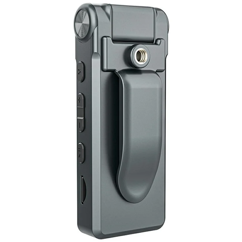 V28 HD Rejestrator głosu z redukcją szumów, urządzenie do nagrywania w jakości 1920P z obrotowym obiektywem 180° i kartą 4GB