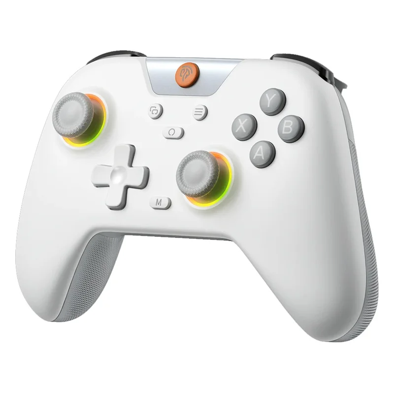 EASYSMX X05 Gamepad Tripla Modalità 2.4G / Bluetooth-compatibile / Cablato, Controller di Gioco con Vibrazione a 5 Livelli - Bianco