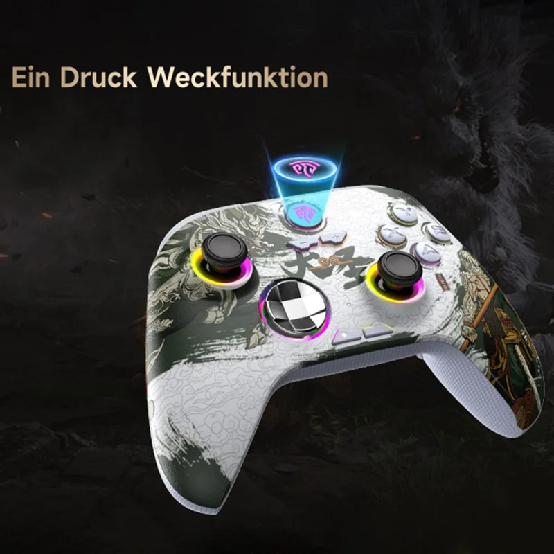 EASYSMX X15 RGB Lighting Hall Effect Joystick Wireless Controller 2.4G  /  Bluetooth-compatible  /  Wired Triple Mode Gamepad