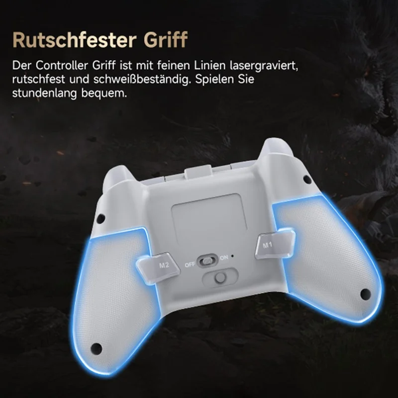 EASYSMX X15 RGB Lighting Hall Effect Joystick Wireless Controller 2.4G  /  Bluetooth-compatible  /  Wired Triple Mode Gamepad