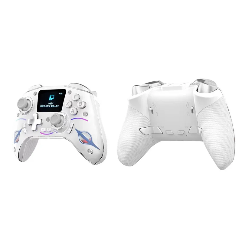 HS-AD220 Controller per Giochi Multifunzione con Display Schermo Gamepad Wireless per PC / PS4 / N-Switch / Android / iOS