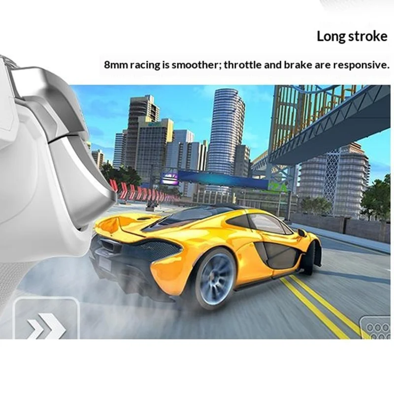 HS-AD220 Controller per Giochi Multifunzione con Display Schermo Gamepad Wireless per PC / PS4 / N-Switch / Android / iOS