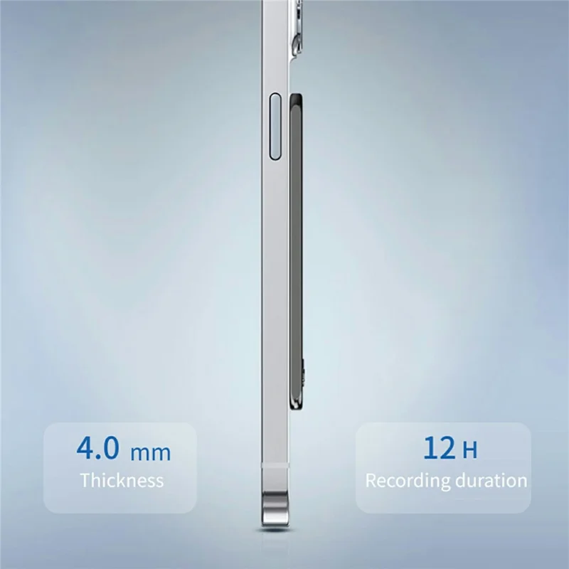 AI7 Ultra Thin Smart Recording Card 64GB AI Voice to Text Real Time Transcription For Meeting Conference - Grey