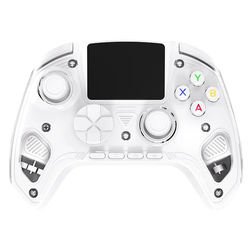 RG G01 Smart Game Controller with Heart Rate Sensor 2.5D HD IPS Screen Gamepad for PC / Steam / Linux / Nintendo Switch / Android / iOS - White