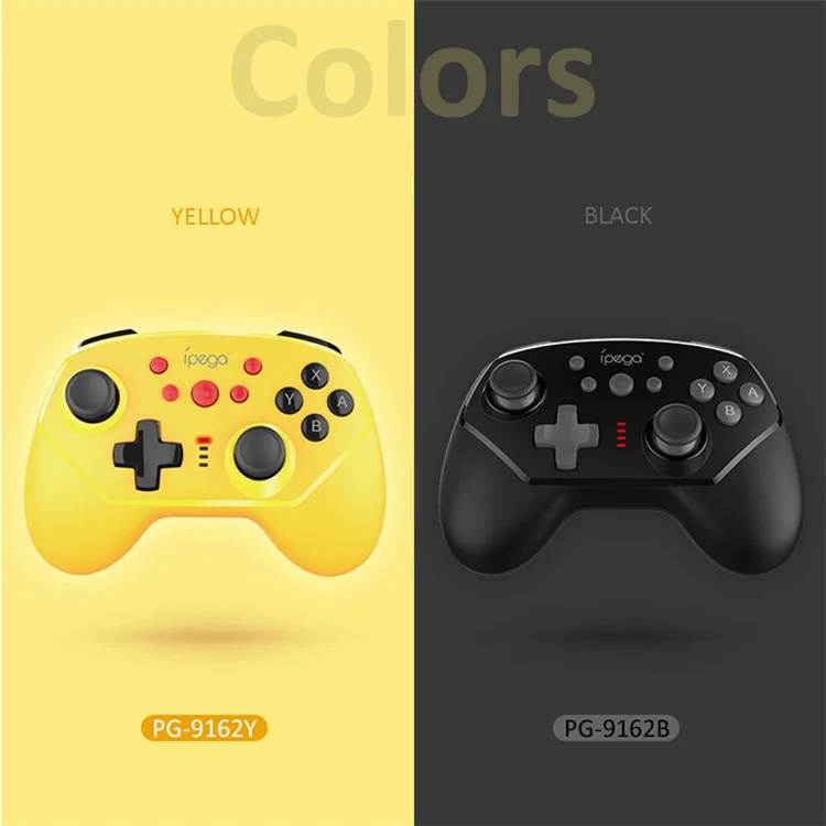 IPEGA PG-9162 Bluetooth Wireless/USB Wired Gamepad Dual Vibration Game Controller Per Nintendo Switch Console - Blu