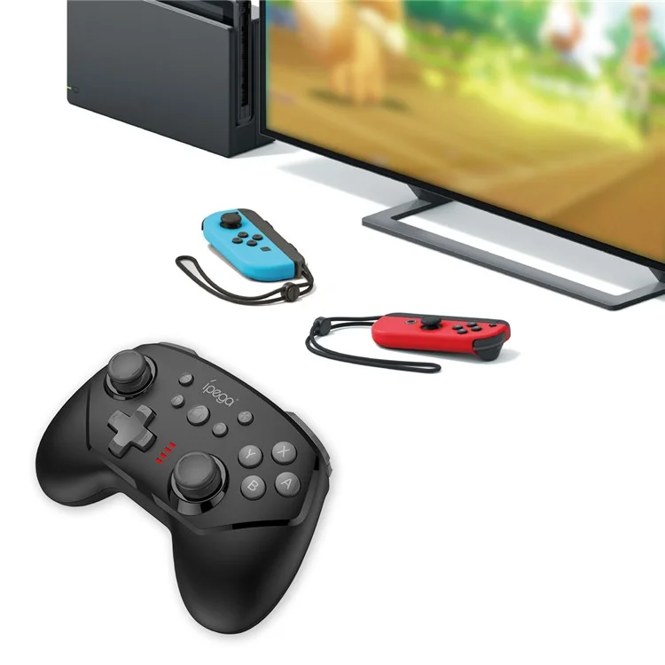 IPEGA PG-9162 Bluetooth Wireless/usb-проводная Gamepad Dual Motor Vibration Game Controller Для Консоли Nintendo Switch - Синий