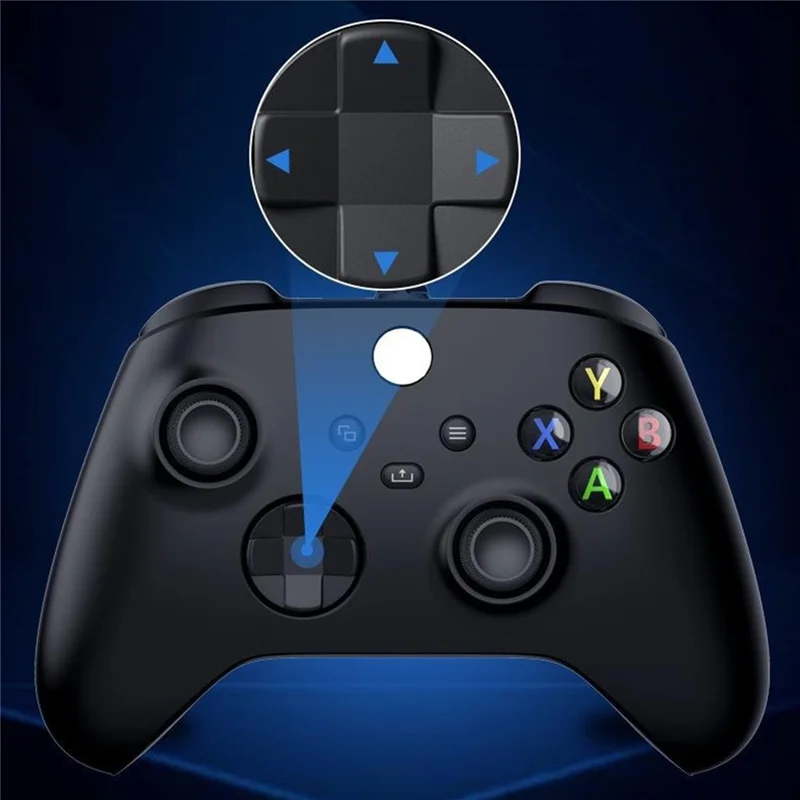 WT005 Manette Filaire pour Xbox One / Manette de Jeu PC avec Jack Casque 3,5 mm - Noir