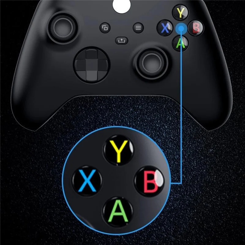 WT005 Manette Filaire pour Xbox One / Manette de Jeu PC avec Jack Casque 3,5 mm - Noir
