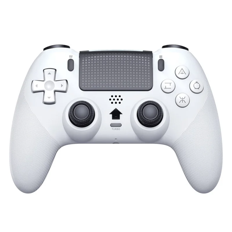 Manette de jeu sans fil T58 pour PS5 / PS5 Pro / PS5 Slim, manette Bluetooth avec gyroscopes 6 axes, écran OLED et fonctions macro programmables - Noir