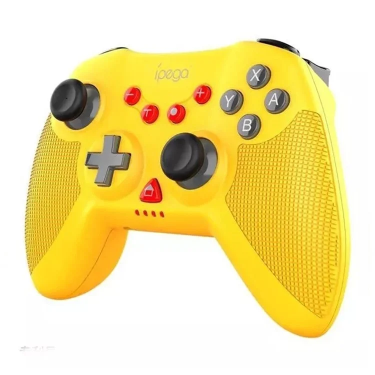 IPEGA PG-SW020 Bluetooth-compatible Wireless Game Controller Gamepad with Six-axis Dual Motor Vibration for Nintendo Switch/PS3/Android/PC - Yellow