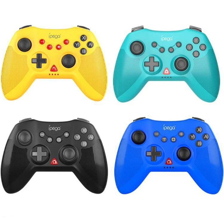 IPEGA PG-SW020 Bluetooth Wireless Game Controller Gamepad with Six-axis Dual Motor Vibration for Nintendo Switch/PS3/Android/PC - Yellow