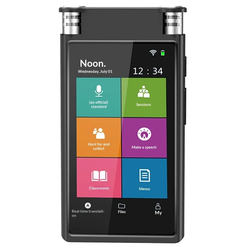 PHILIPS VTR8600 32GB AI Transcription Voice Recorder Real Time Translation Device for Meeting - Black