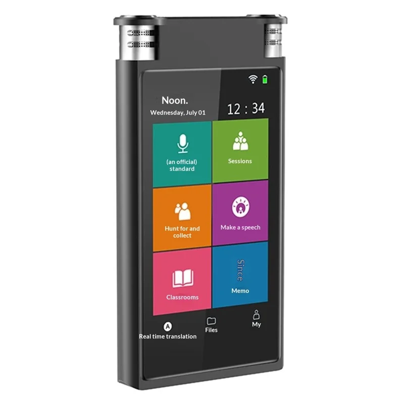 PHILIPS VTR8600 32GB AI Transcription Voice Recorder Real Time Translation Device for Meeting - Black