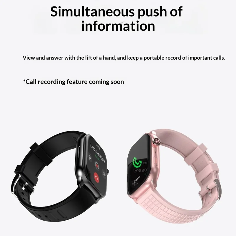 PHILIPS VTR5208 Wearable Voice Recorder Watch Noise Reduction Offline Voice Translator, Silicone Strap - Black