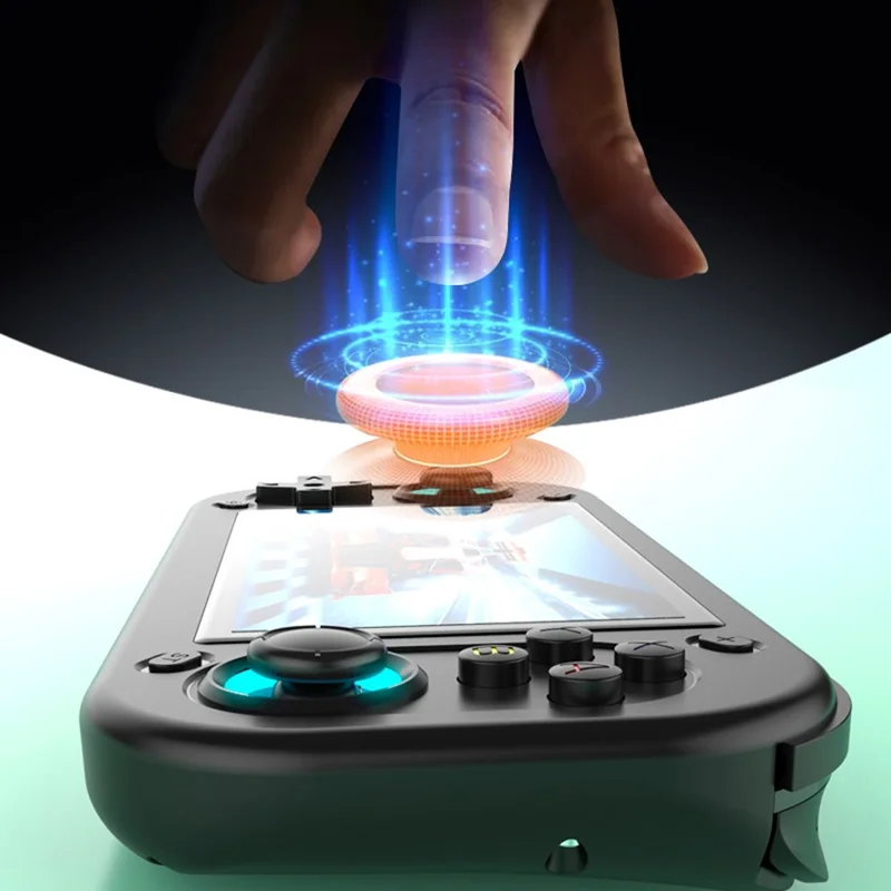 Consola de Juegos Portátil R43S con Pantalla HD IPS de 4.3 pulgadas, Dispositivo de Juegos Arcade con Joysticks y Salida HD - Verde