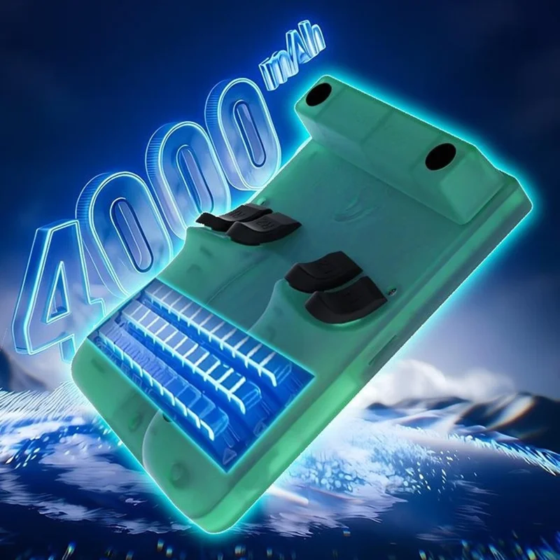 R36MAX2 64GB Open Source Handheld Game Console 4.5 inch IPS Screen Dual Joysticks Arcade GBA Retro Gaming Player - Purple