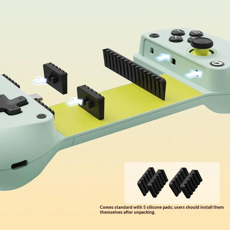 Мобильный игровой контроллер GAMESIR X5 Lite, 8-клавишный режим стрельбы, телескопический геймпад, проводной Type-C, джойстик с эффектом Холла, для Android, iOS - розовый