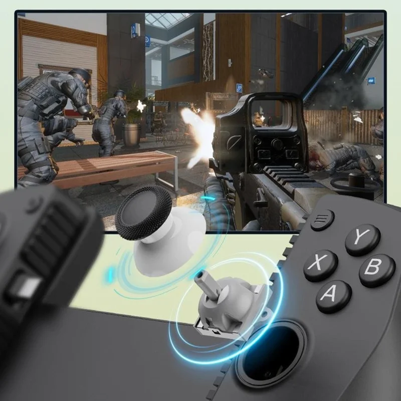 Мобильный игровой контроллер GAMESIR X5 Lite, 8-клавишный режим стрельбы, телескопический геймпад, проводной Type-C, джойстик с эффектом Холла, для Android, iOS - розовый