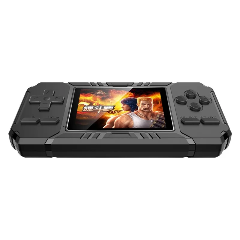 S8 Retro Handheld Video Game Console 500 in 1 Classic Games Portable Mini Gamepad - Black
